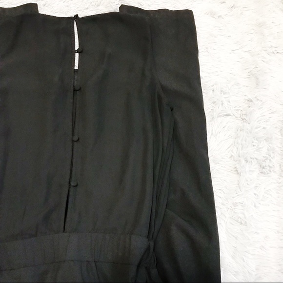 Lucy Paris Black Jumpsuit Like New Size Large - Picture 4 of 5